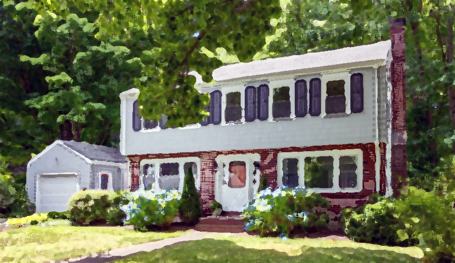 What makes the Garrison Colonial House Style different?